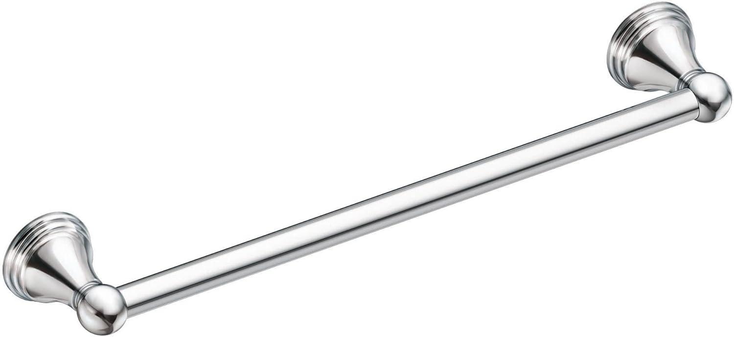 image:imageMoen Preston Collection Spot Resist Brushed Nickel Single Post Toilet Paper Holder Wall Mounted Toilet Roll Holder DN8408BNChrome