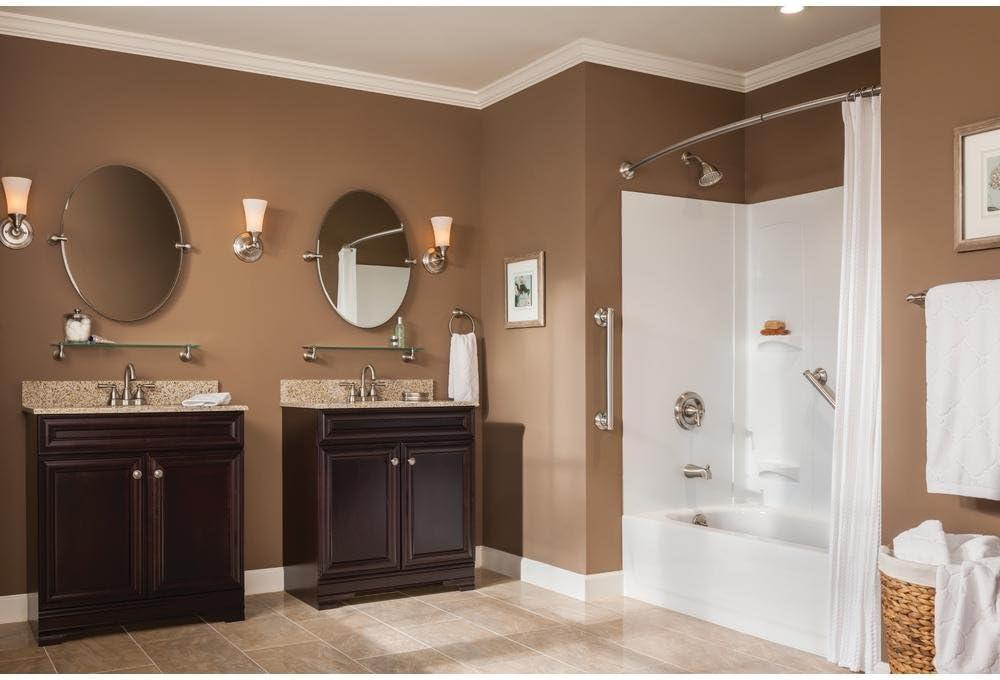 image:imageMoen Tub and Shower Faucet 1 Handle Banbury Brushed Finish Nickel Material