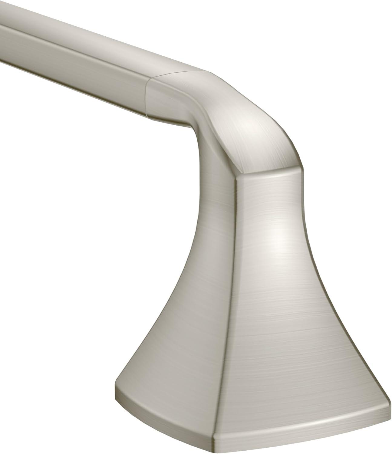 image:imageMoen Voss Collection Brushed Nickel Pivoting Toilet Paper Holder Wall Mounted Double Post Toilet Tissue Holder YB5108BNBrushed Nickel