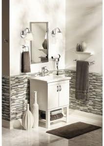 image:imageMoen Voss Collection Brushed Nickel Pivoting Toilet Paper Holder Wall Mounted Double Post Toilet Tissue Holder YB5108BNBrushed Nickel