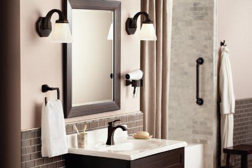 image:imageMoen Voss Collection Brushed Nickel Pivoting Toilet Paper Holder Wall Mounted Double Post Toilet Tissue Holder YB5108BNChrome