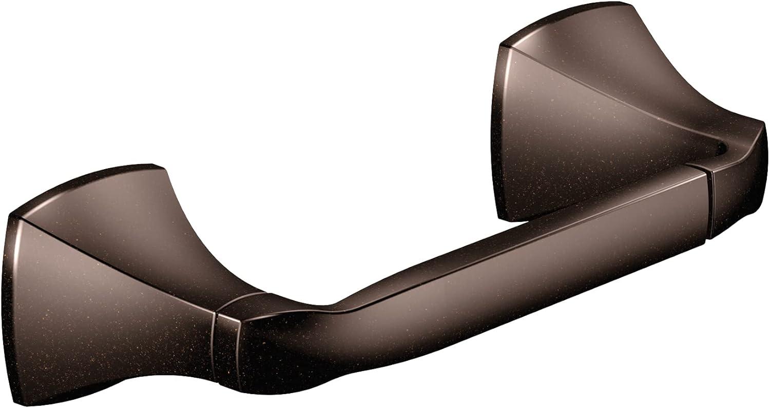 image:imageMoen Voss Collection Brushed Nickel Pivoting Toilet Paper Holder Wall Mounted Double Post Toilet Tissue Holder YB5108BNOil Rubbed Bronze
