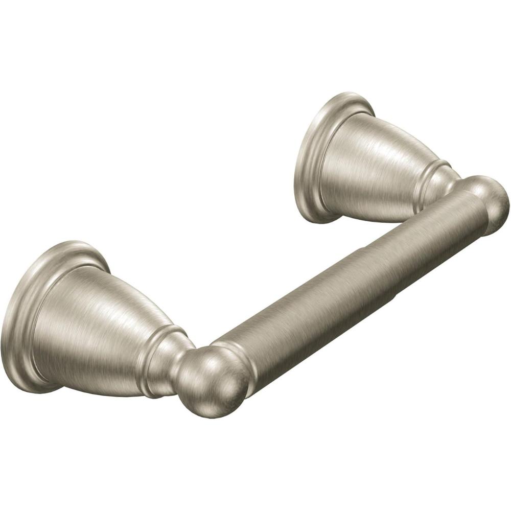 image:imageMoen Brantford Traditional Brushed Nickel SpringLoaded Wall Mounted Toilet Paper Holder YB2208BN1 Count Pack of 1
