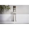 MOEN Genta Single Hole Single-Handle Bathroom Faucet in Spot Resist Brushed Nickel