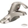 Moen 8437CBN Commercial M-Bition 4-Inch Centerser Bathroom Faucet with Drain 3-Inch Lever Handle, 1.5-gpm, Classic Brushed Nickel