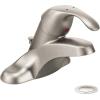Moen 8437CBN Commercial M-Bition 4-Inch Centerser Bathroom Faucet with Drain 3-Inch Lever Handle, 1.5-gpm, Classic Brushed Nickel