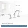Moen Darcy 1.2 GPM Double Handle Widespread Bathroom Faucet