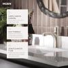 Moen Findlay Spot Resist Brushed Nickel Single-Handle Bathroom Faucet, Single-Hole Setup with Deckplate, 84516SRN