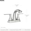 Moen Findlay Spot Resist Brushed Nickel Two Handle 4-Inch Centerset Bathroom Faucet, 84515SRN
