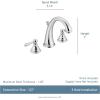 Moen Kingsley Brushed Nickel Two-Handle Widespread High-Arc Bathroom Faucet, Valve Required, T6125BN(Brushed Nickel)