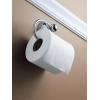 Moen Preston Collection Spot Resist Brushed Nickel Single Post Toilet Paper Holder, Wall Mounted Toilet Roll Holder, DN8408BN(Chrome)