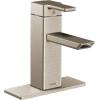 Moen S6701BN 90 Degree Low Flow Lavatory Faucet, Brushed Nickel(Brushed Nickel)