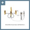 Moen T5220BN Eva Two-Handle Bidet Faucet, Valve Required, Brushed Nickel(Brushed Nickel)