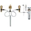 Moen T6420BN-9000 Eva Two-Handle High Arc Bathroom Faucet with Valve, Brushed Nickel