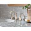 Moen Voss Brushed Nickel Two-Handle Widespread Bathroom Sink Faucet Trim Kit, Valve Included, TV6905BN