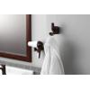 Moen Voss Collection Brushed Nickel Pivoting Toilet Paper Holder, Wall Mounted Double Post Toilet Tissue Holder, YB5108BN(Chrome)