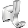 Moen Voss Collection Brushed Nickel Pivoting Toilet Paper Holder, Wall Mounted Double Post Toilet Tissue Holder, YB5108BN(Chrome)