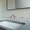 Moen WS84440SRN Two-Handle High Arc Bathroom Faucet, Spot Resist Brushed Nickel(Spot Resist Brushed Nickel)