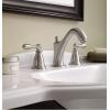 Moen WS84440SRN Two-Handle High Arc Bathroom Faucet, Spot Resist Brushed Nickel(Spot Resist Brushed Nickel)