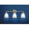 Moen YB2263BN Brantford 3-Light Dual-Mount Bath Bathroom Vanity Fixture with Frosted Glass, Brushed Nickel(Brushed Nickel)