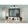 Moen YB2263BN Brantford 3-Light Dual-Mount Bath Bathroom Vanity Fixture with Frosted Glass, Brushed Nickel(Oil-Rubbed Bronze)