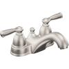 MOEN WS84912SRN Handle Bath Faucet, Nickel