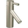Moen 6100BN Level One-Handle Low Arc Bathroom Faucet, Brushed Nickel