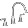 Moen 86924SRN Deck Mounted Roman Tub Faucet from the Banbury Collection, Spot Resist Brushed Nickel