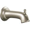 Moen Brantford Brushed Nickel Replacement 7.25-Inch Tub Diverter Spout with 1/2-Inch Slip Fit Connection, 3857BN(Brushed Nickel)