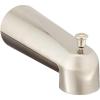 Moen Eva Brushed Nickel Replacement Tub Diverter Spout for Bathroom Shower Faucet with Slip Fit Connection, 3853BN