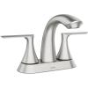 Moen Findlay Spot Resist Brushed Nickel Two Handle 4-Inch Centerset Bathroom Faucet, 84515SRN