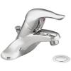 Moen L4621 Single Handle Centerset Bathroom Faucet from the Chateau Collection (, Brushed Nickel