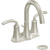 Moen S6510BN ICON Two-Handle Bathroom Faucet with Drain Assembly, Brushed Nickel