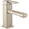 Moen S6710BN 90 Degree One-Handle Single Hole Modern Bathroom Sink Faucet, Brushed Nickel