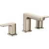 Moen T6920BN Rizon Two-Handle Widespread Bathroom Faucet without valve, Brushed Nickel(Brushed Nickel)