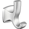 Moen Voss Collection Brushed Nickel Pivoting Toilet Paper Holder, Wall Mounted Double Post Toilet Tissue Holder, YB5108BN(Chrome)