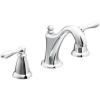Moen WS84440SRN Two-Handle High Arc Bathroom Faucet, Spot Resist Brushed Nickel(Chrome)