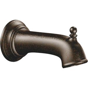 Moen Brantford Brushed Nickel Replacement 7.25-Inch Tub Diverter Spout with 1/2-Inch Slip Fit Connection, 3857BN(Oil Rubbed Bronze)