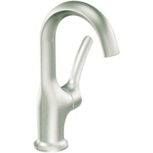 Moen S41707Bn Fina One-Handle High Arc Bathroom Faucet, Brushed Nickel