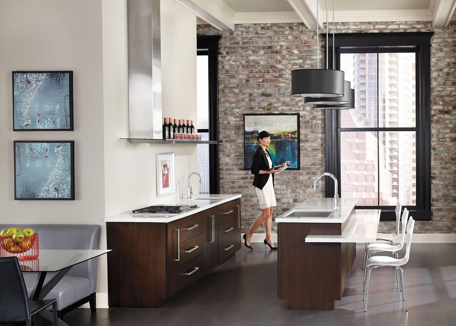 image:imageMoen S72308 STO OneHandle High Arc Pulldown Kitchen Faucet with Power Clean ChromeChrome