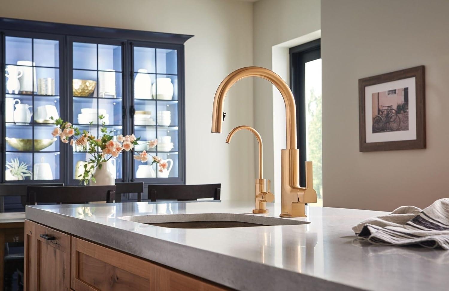 image:imageMoen Sip Traditional Cold Water Kitchen Beverage Faucet Brushed Gold Finish S5530BGBrushed Gold