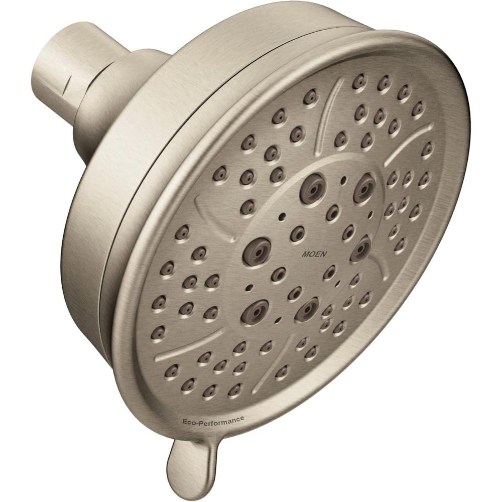 image:imageMoen Showering Core Matte Black EcoPerformance Handshower Handheld Shower 3638EPBLBrushed Nickel