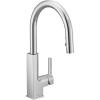 Moen S72308 STO One-Handle High Arc Pulldown Kitchen Faucet with Power Clean, Chrome(Chrome)