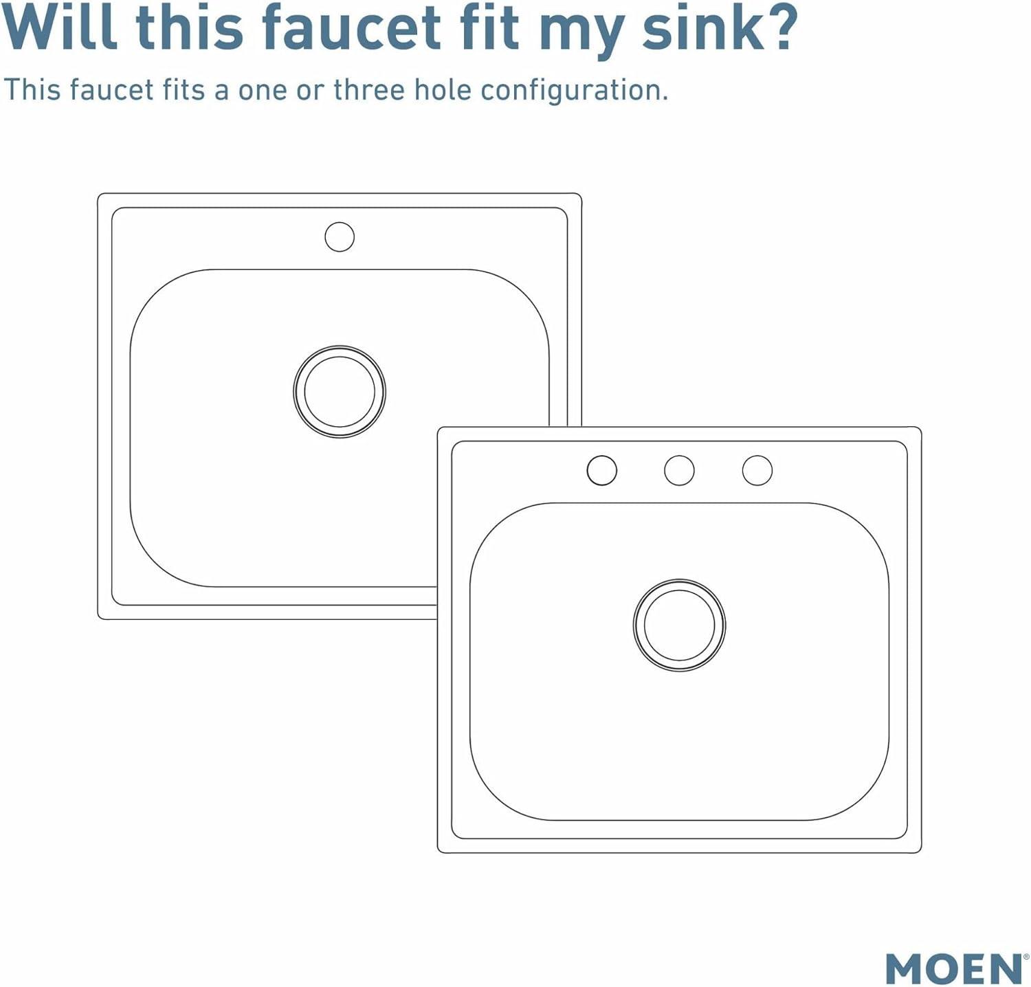 image:imageMoen Arbor Spot Resist Stainless Motionsense TwoSensor Touchless Kitchen Faucet Featuring Power Clean OneHandle Kitchen Sink Faucets with Pull Down Spray Head 7594ESRSChrome