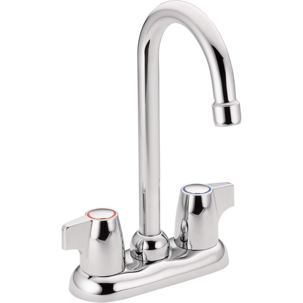 image:imageMoen 4903 Chateau TwoHandle High Arc Bar Faucet Chrome