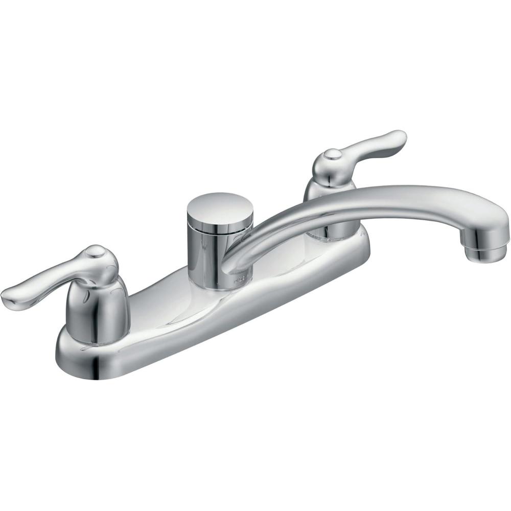 image:imageMoen 7906 Chateau TwoHandle Kitchen Faucet Chrome