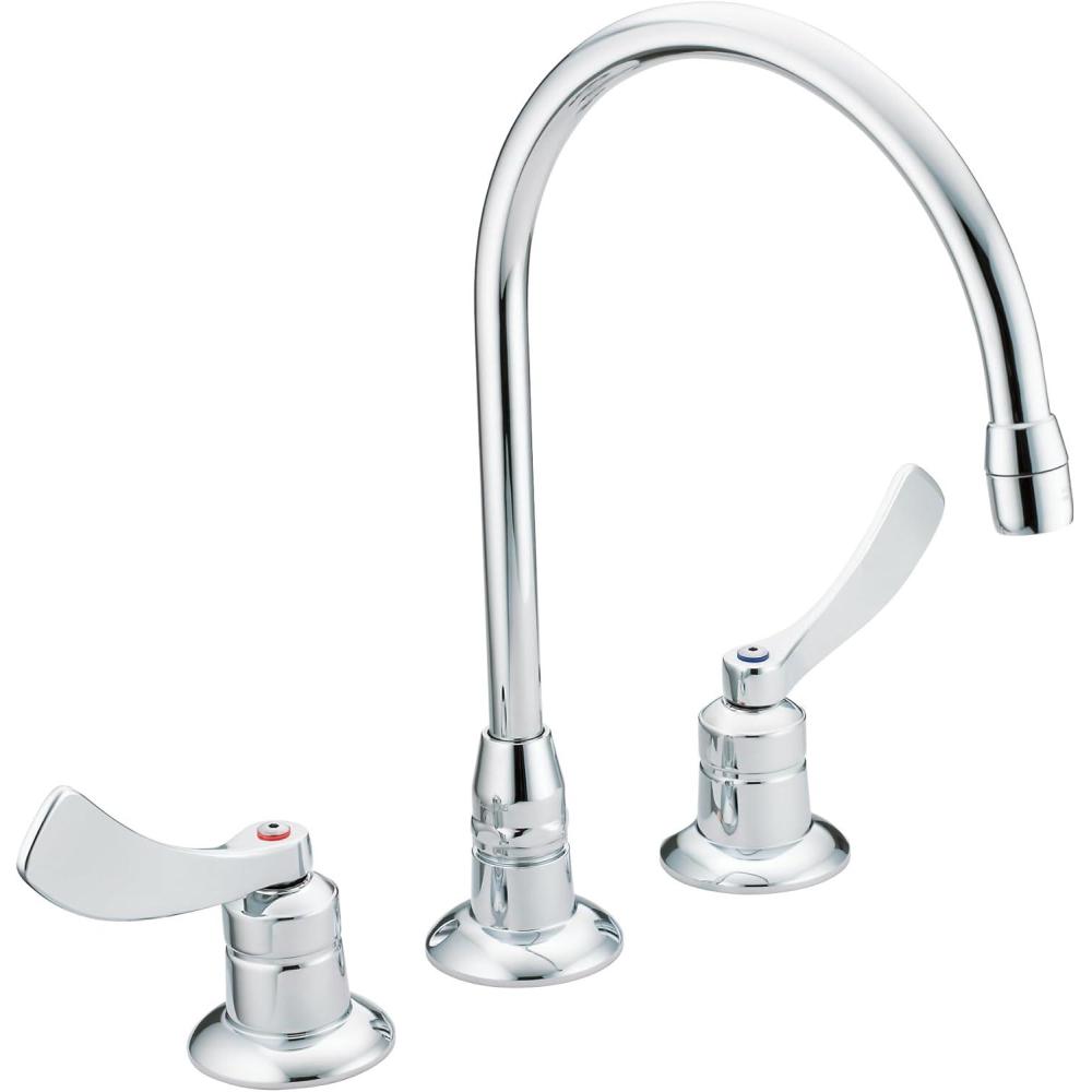 image:imageMoen 8225SMF15 MDURA Chrome TwoHandle Kitchen Faucet