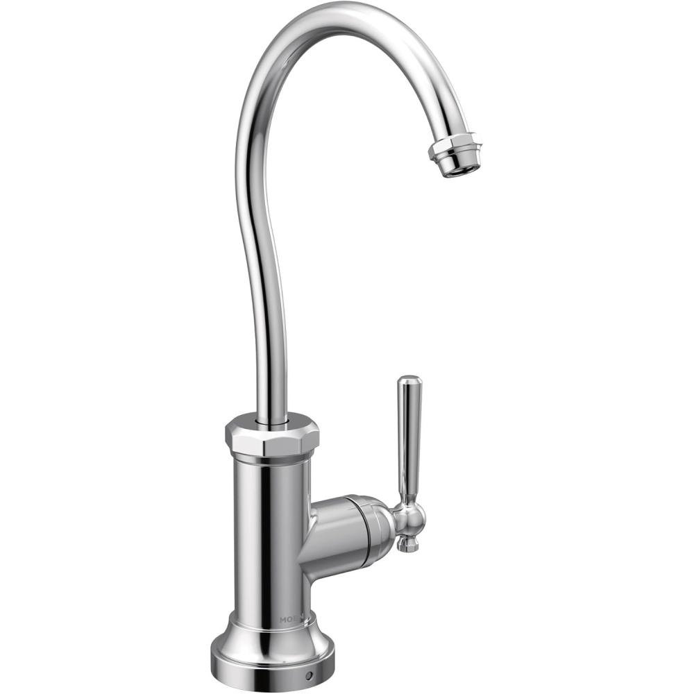 image:imageMoen Chrome Paterson Sip Industrial Cold Water Kitchen Beverage Faucet with Optional Filtration System S5540Chrome