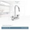 Moen 4903 Chateau Two-Handle High Arc Bar Faucet, Chrome
