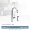 Moen 7165 Align One-Handle High-Arc Modern Kitchen Faucet with Side Spray, Chrome(Spot Resist Stainless)